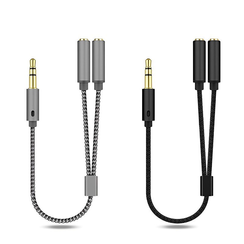 Audio Splitter Y - جهاز تقسيم صوت Y-Jack لسماعات الأذن