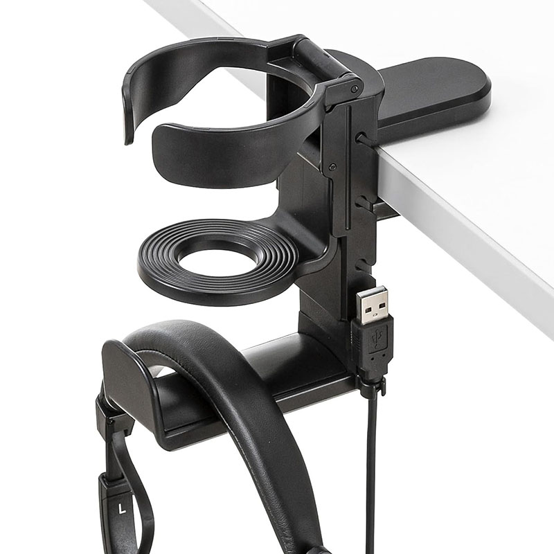 Headphone Stand Desk - حامل أكواب للمكتب مع حامل سماعات