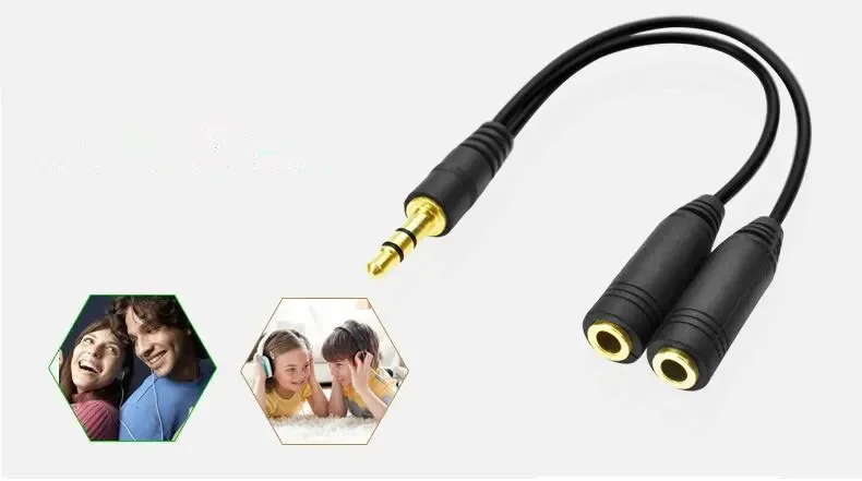 مقسم سماعة الرأس، كابل تمديد 3 - مراجعة Audio Splitter Y وسعره