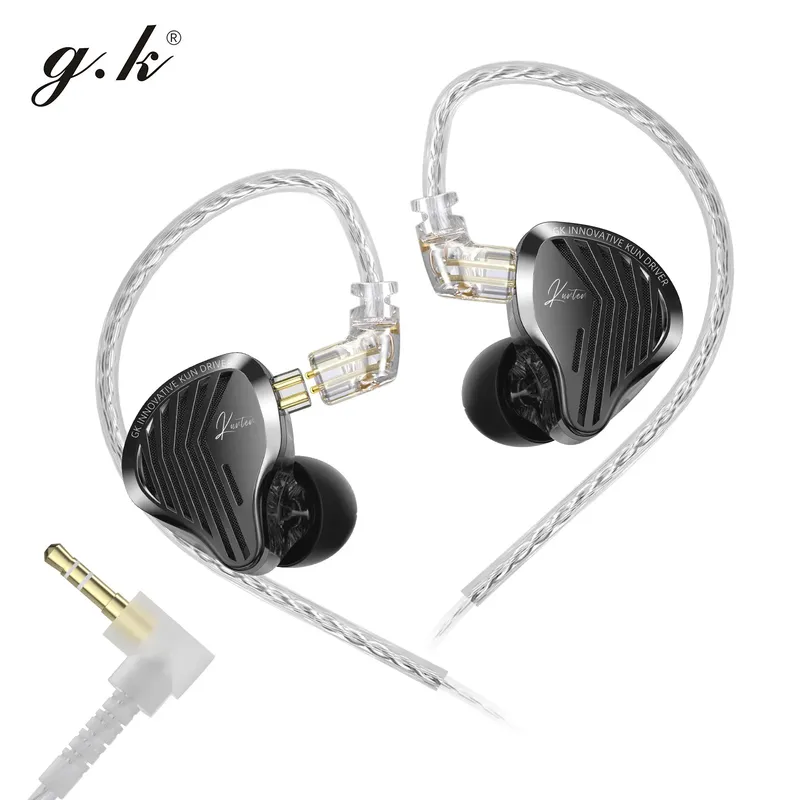 سماعات أذن سلكية Gk Kunten، سم - مراجعة Audiophile Headphone Wired وسعره