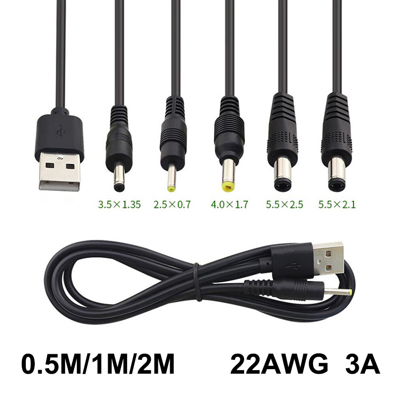 0.5M 1M 2M USB نوع وذكر إلى DC - مراجعة Cable Extension 3.5 وسعره