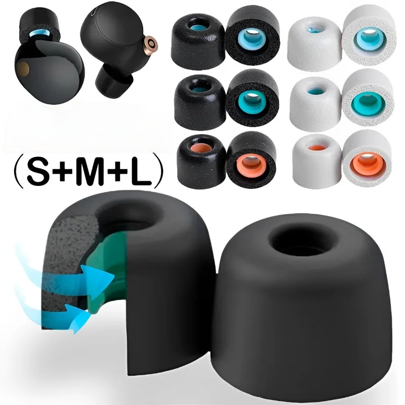 غطاء سماعات أذن من الإسفنج الذ - مراجعة Earphone Foam Tip وسعره
