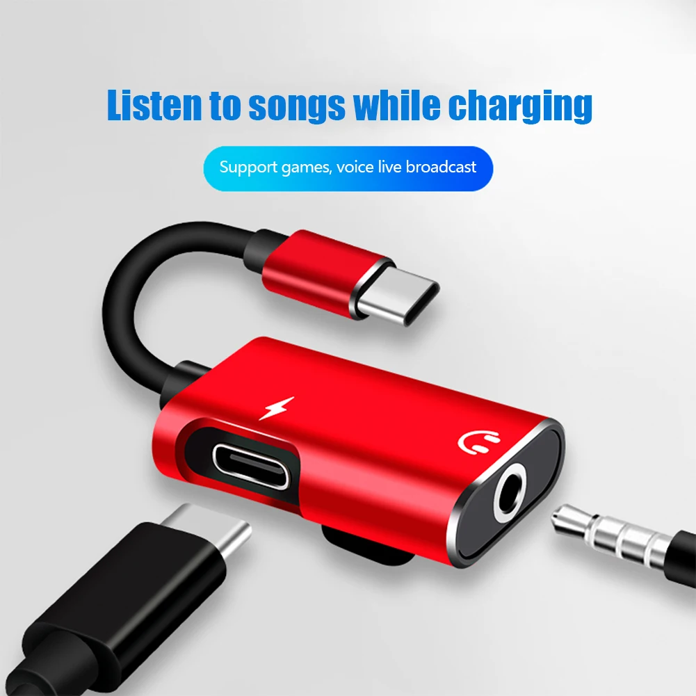 محول من نوع C إلى جاك 3.5 مم ل - مراجعة Earphone Splitter Jack وسعره
