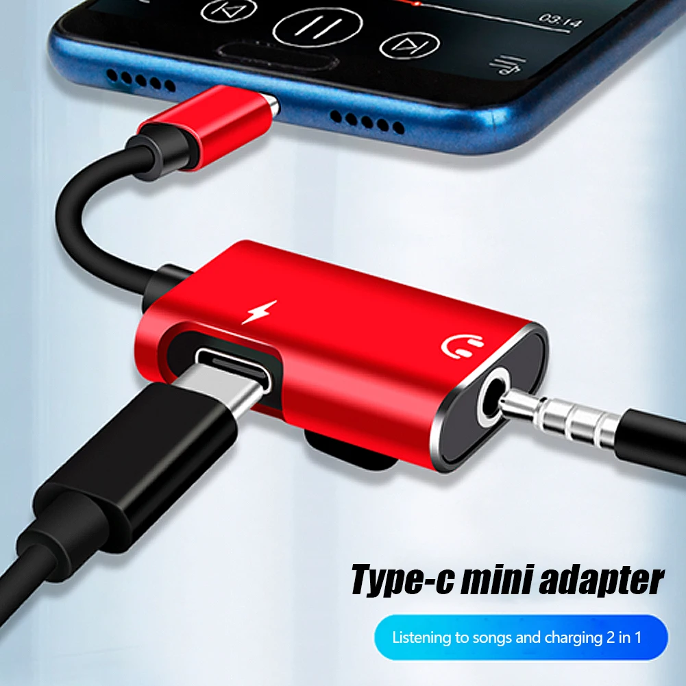 محول من نوع C إلى جاك 3.5 مم ل - مراجعة Earphone Splitter Jack وسعره