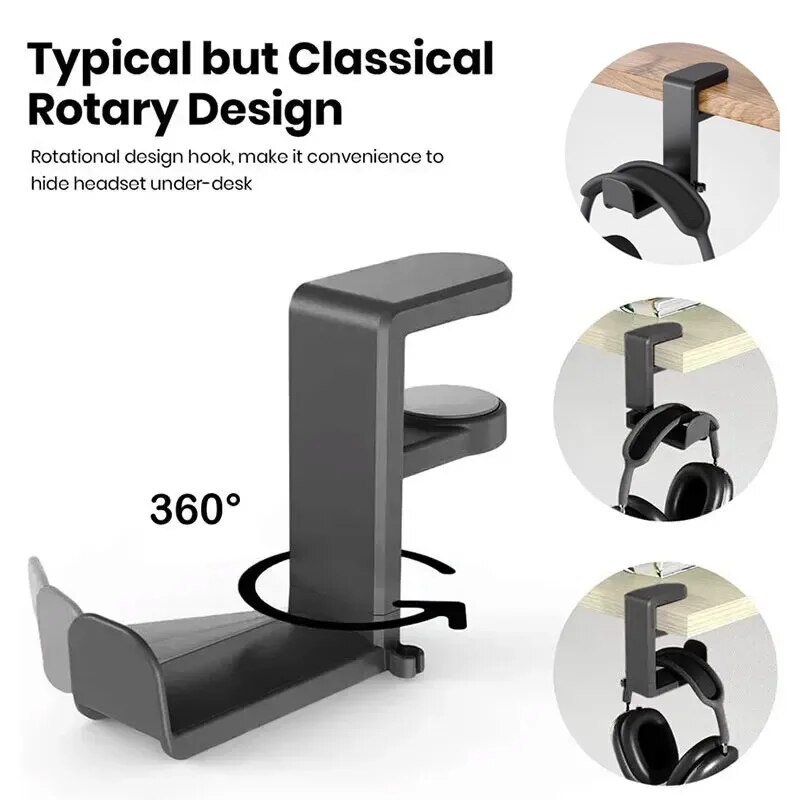 لا لكمة الجدول كليب هوك سماعات - مراجعة Headphone Stand Desk وسعره