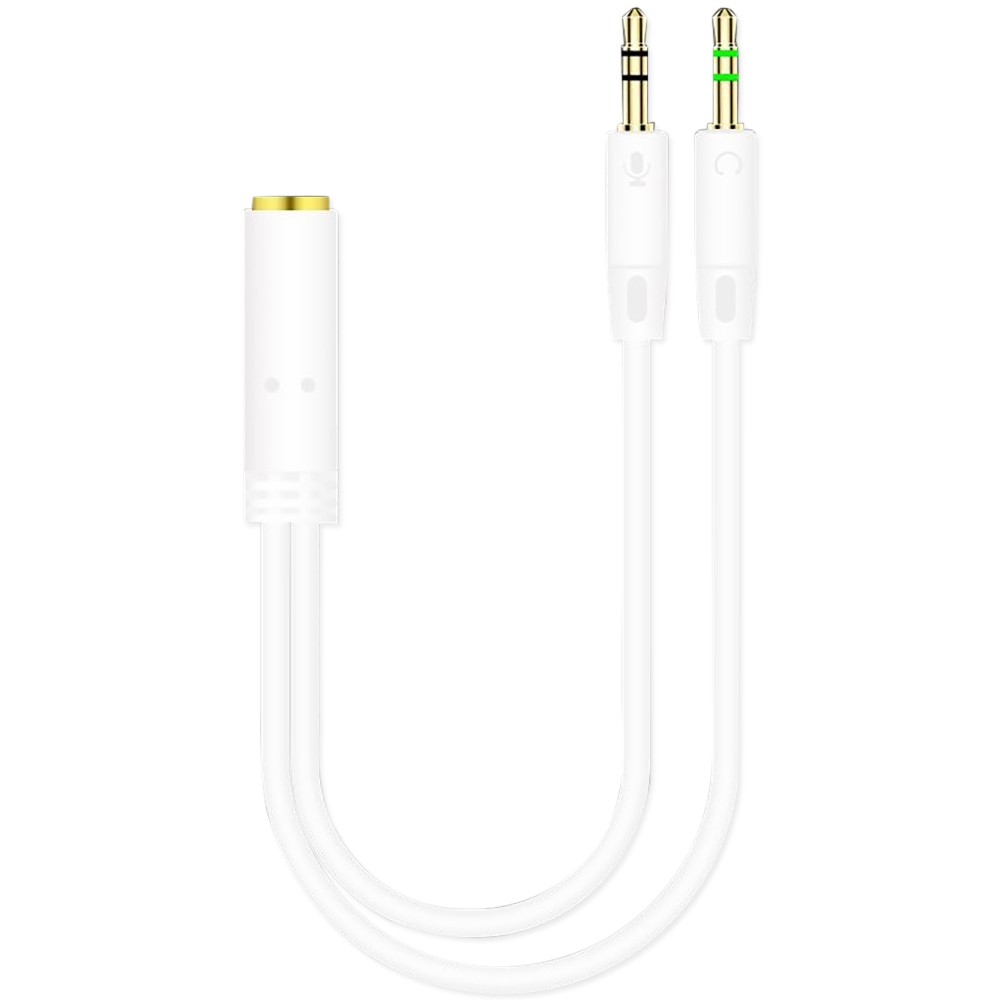 3.5 مللي متر جاك 2 ذكر إلى 1 أ - مراجعة Audio Splitter Y وسعره