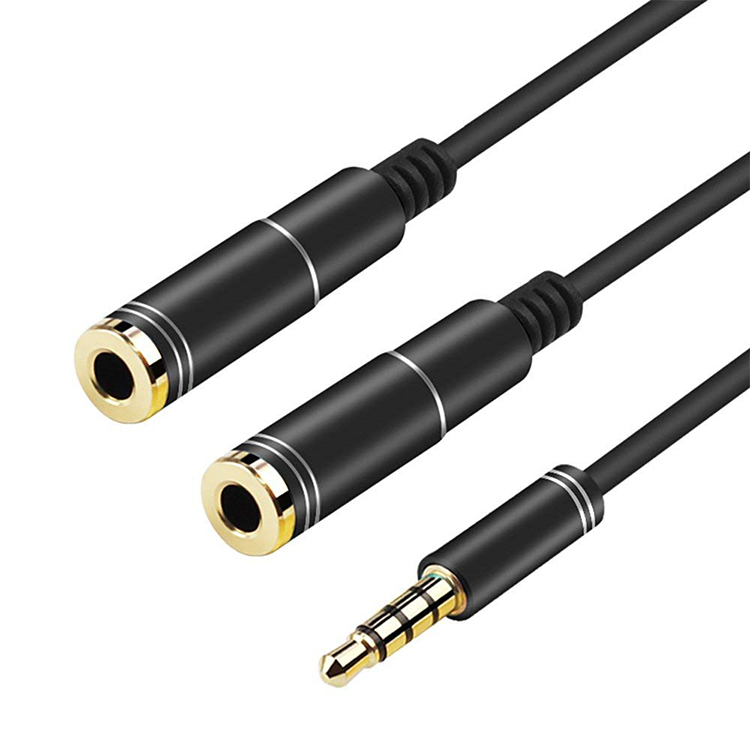 3.5 مللي متر هيئة التصنيع العس - مراجعة Earphone Splitter Jack وسعره